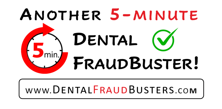 Dental FraudBuster • Practice Management Software • Credit Balances