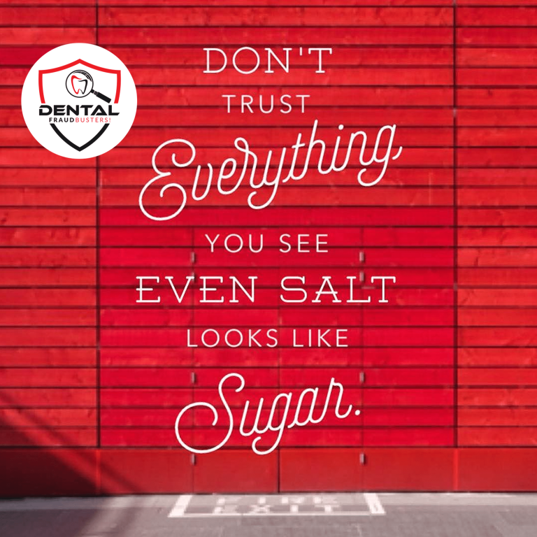 Even salt looks like sugar