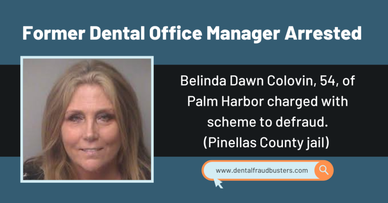 Former dental office manager accused of stealing $30K