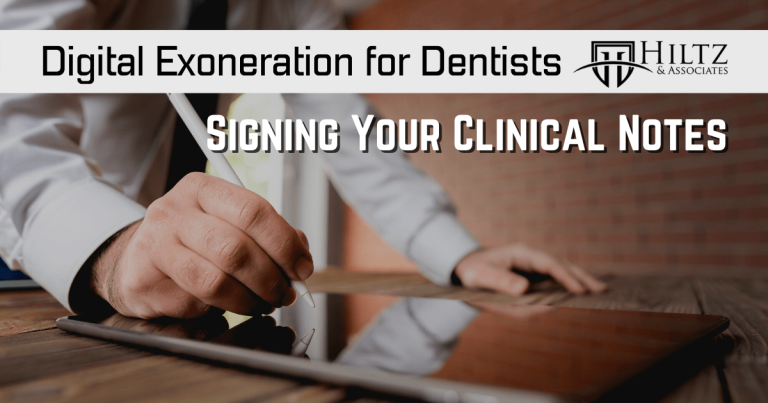 Signing electronic chart notes
