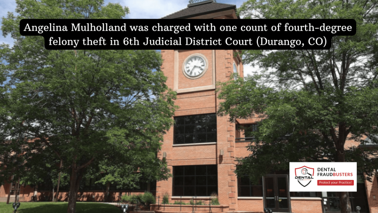 Woman accused of embezzling nearly $27,000 from Durango dentist