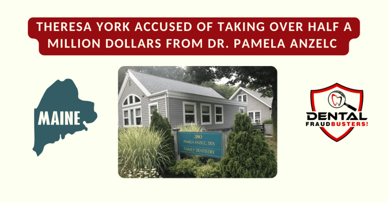 Woman accused of stealing half a million dollars from dentist who employed her