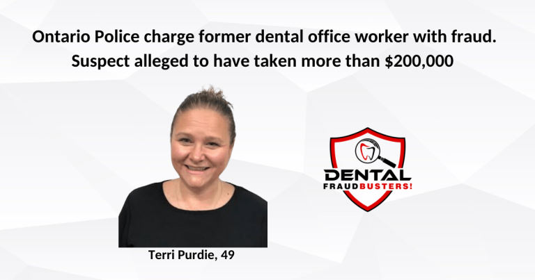 Dental office defrauded over $200,000 in Dufferin County, Ontario